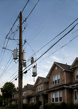Residential fiber and copper service drop
